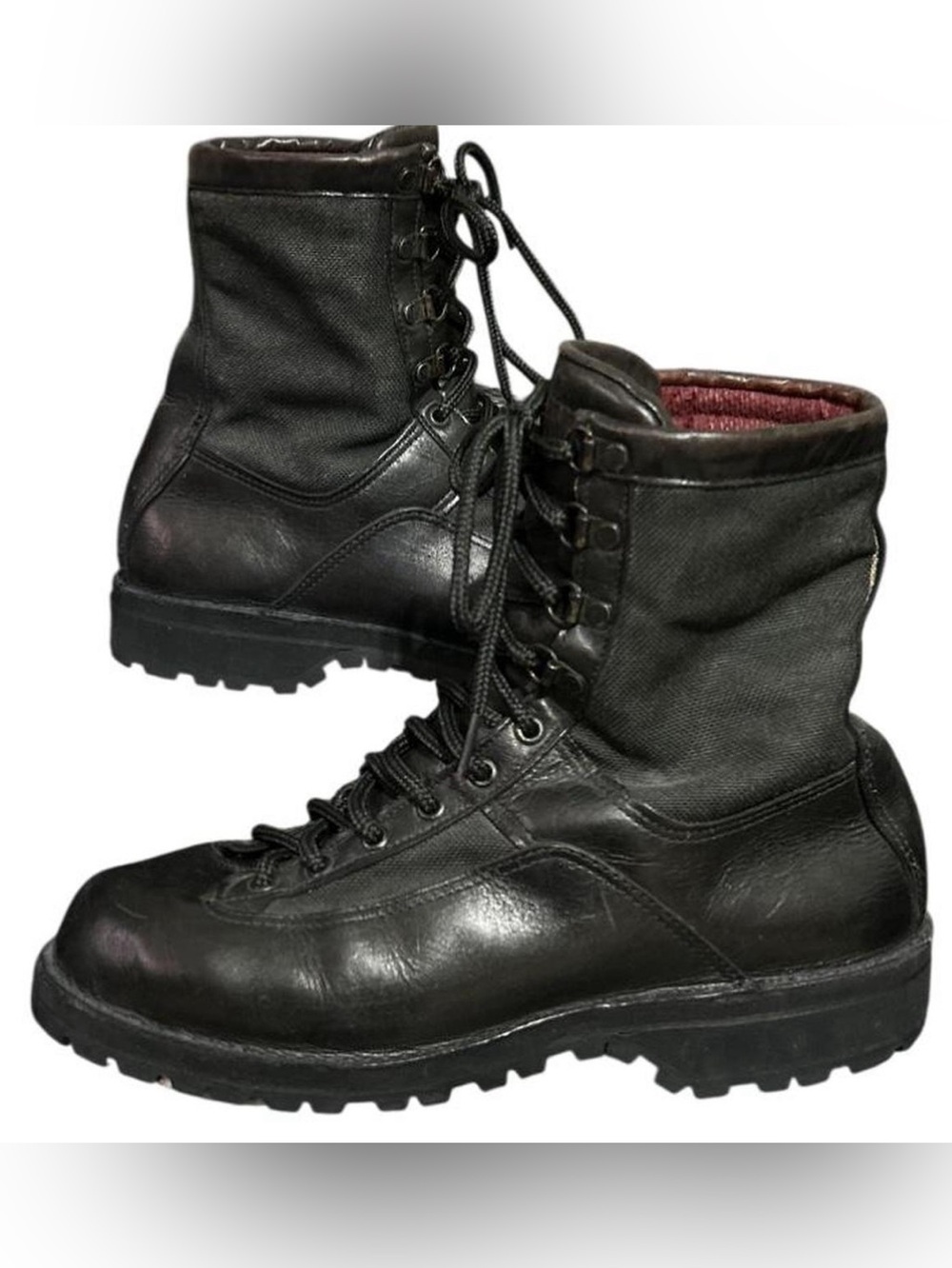 Danner Brown Lace-Up Tactical Boots Size 9.5D vintage